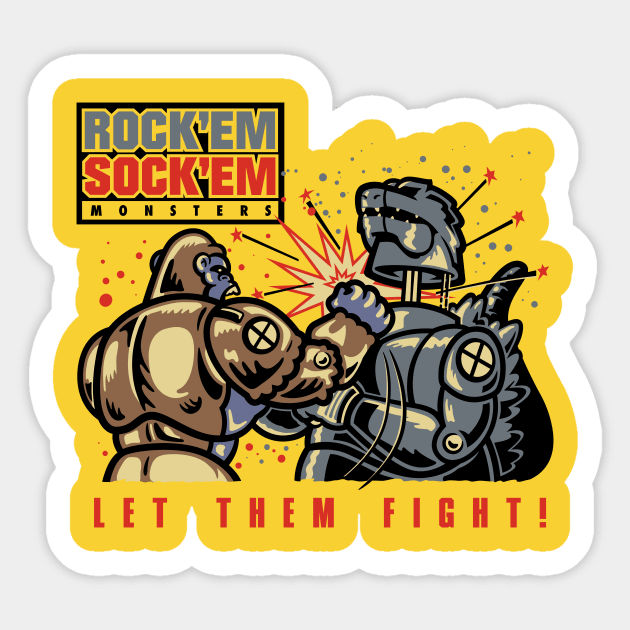 Let'em Fight! v2 Sticker by demonigote